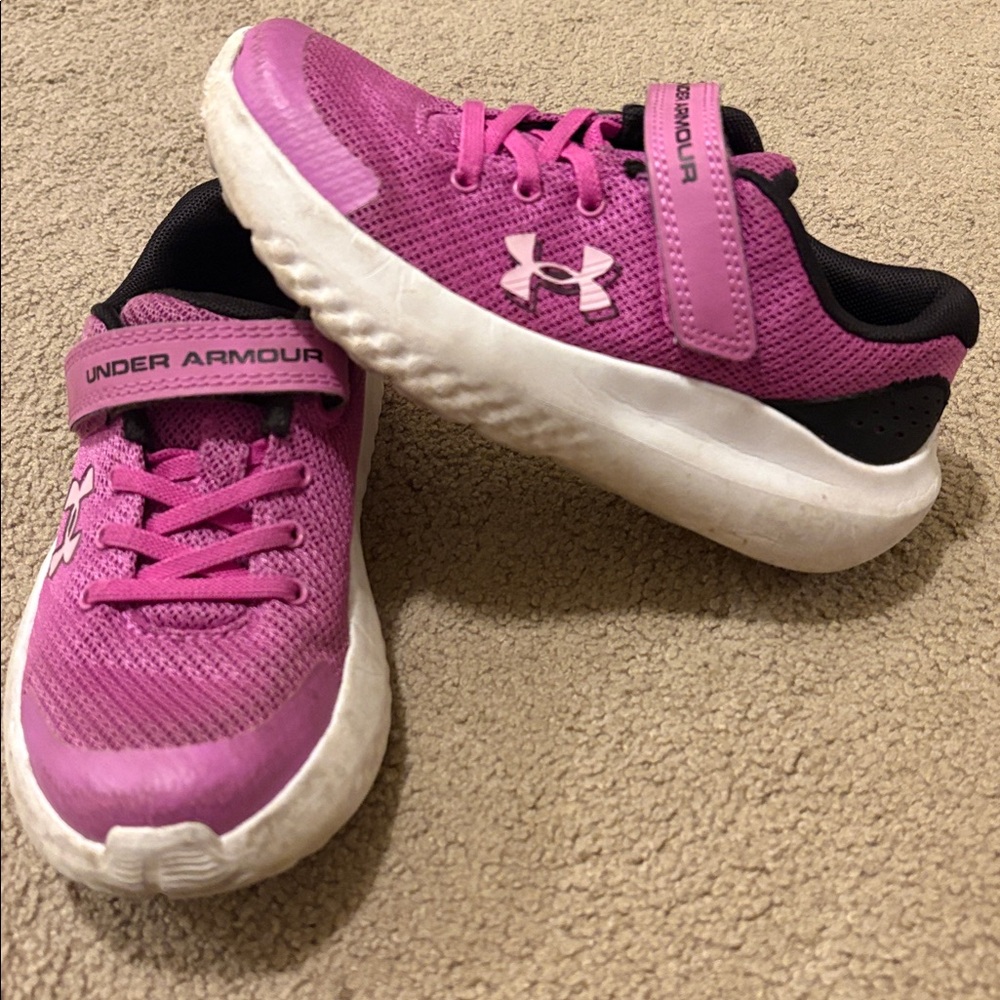 Under Armour Kids' Fuchsia Sneakers
